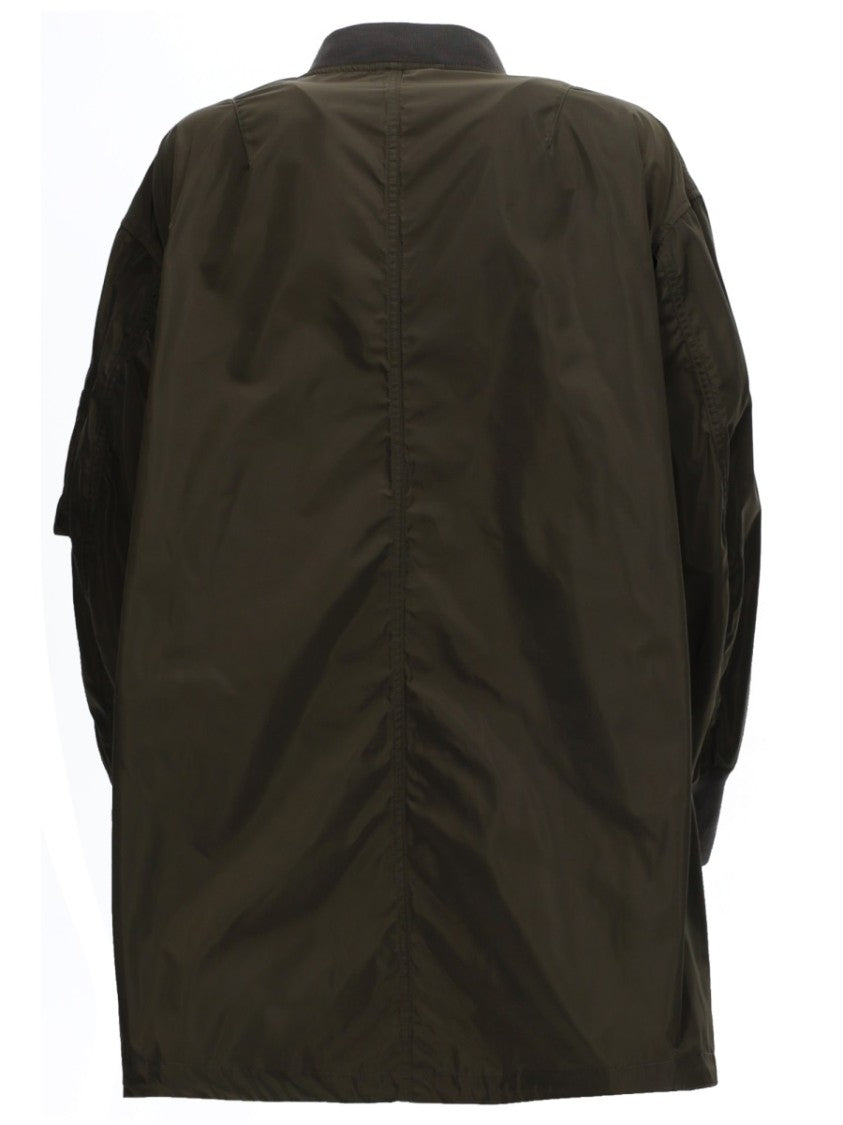 Aspesi Neutrals Smooth Shiny Finish Bomber Jacket