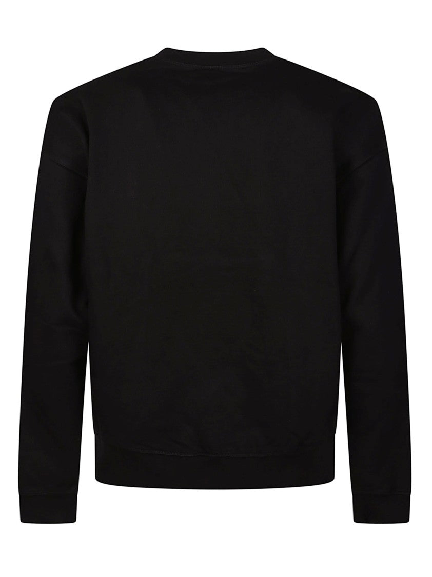 Dsquared2 Black Cotton Signature Sweatshirt