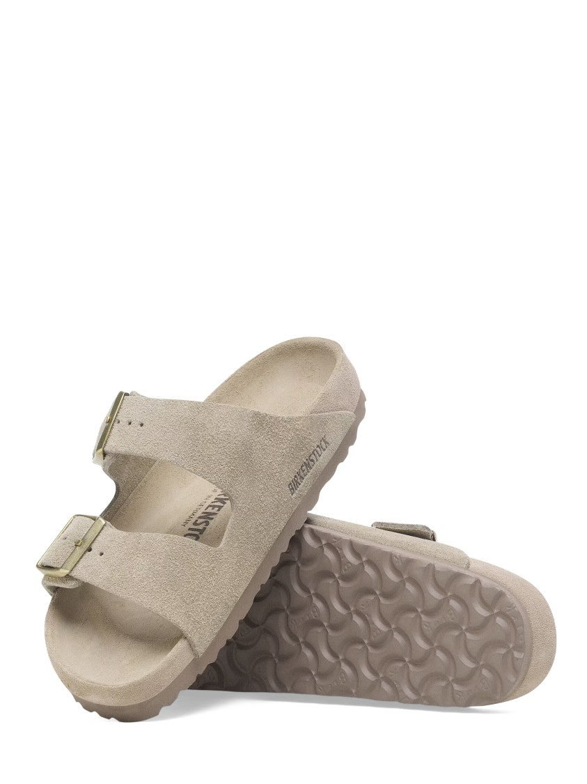 Birkenstock Two-Strap Suede Sandals With Adjustable Buckles