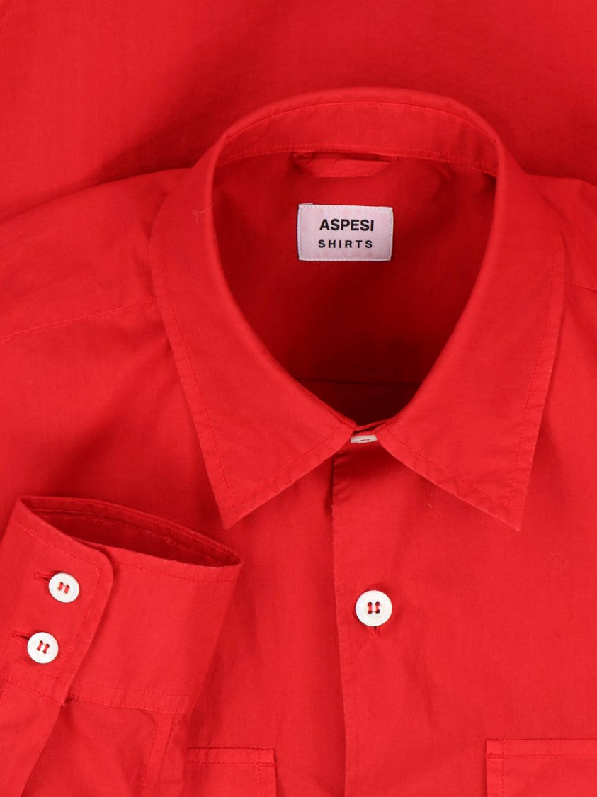 Aspesi Tailored Long-Sleeve Shirt With Structured Collar