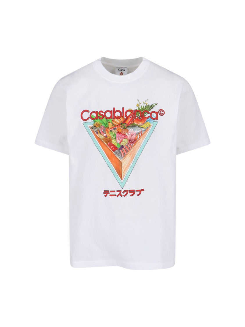 Casablanca "Tennis Club Icon" T-Shirt White