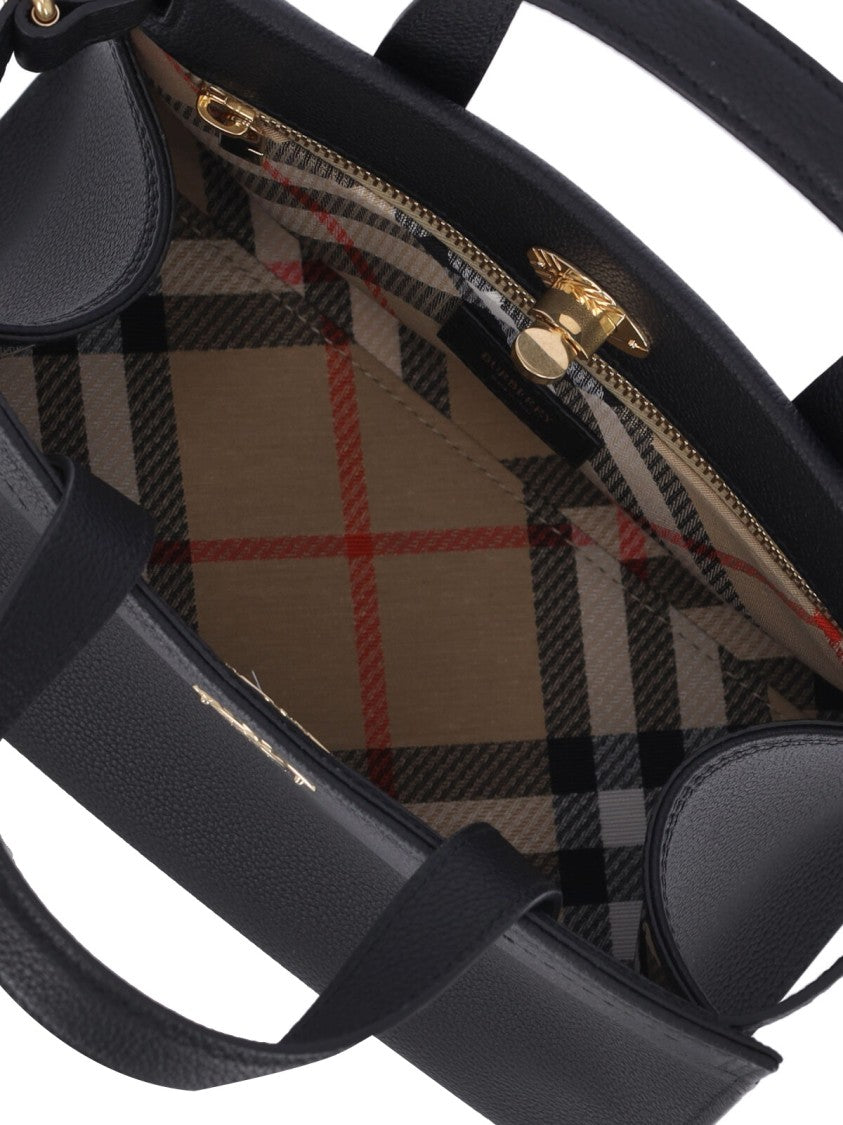 Burberry "Cotswolds" Tote Bag – Black