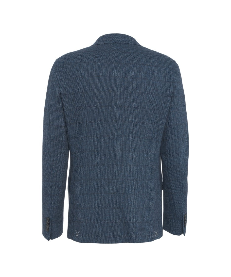 Etro Single-Breasted Blazer With Paisley Lining