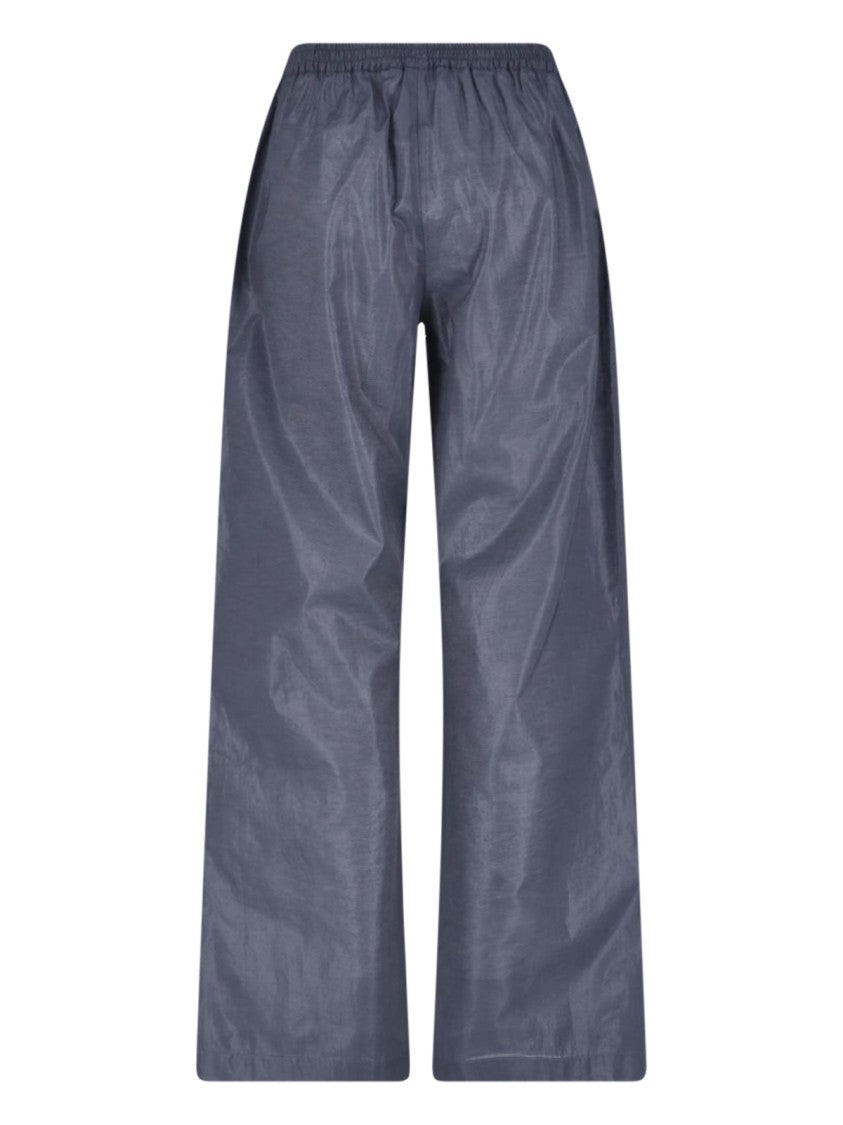 Paloma Wool Blue Textured Elastic Waist Trousers