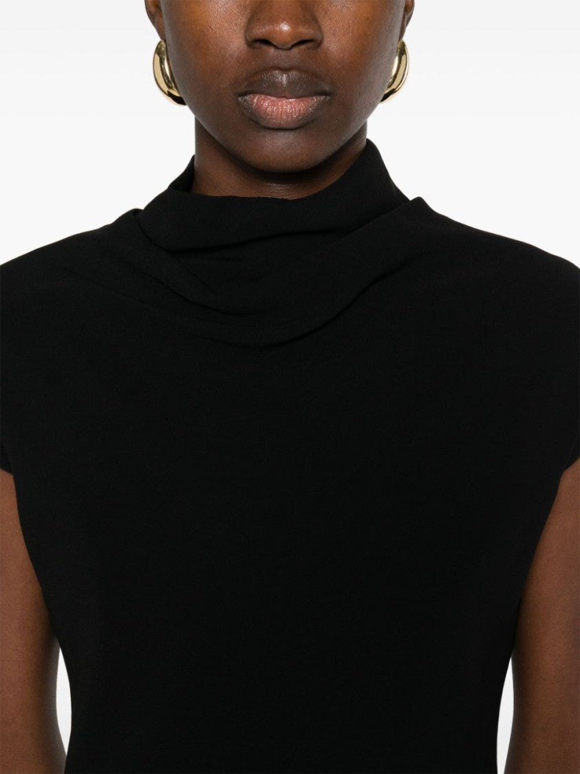 Versace Mini Dress With Draped Detailing