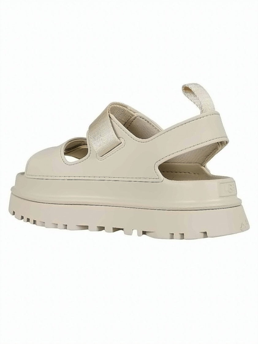 Ugg Light Beige Sandals With Adjustable Straps