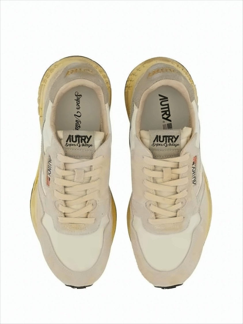 Autry Low-Top Sneakers With Leather And Nylon Blend