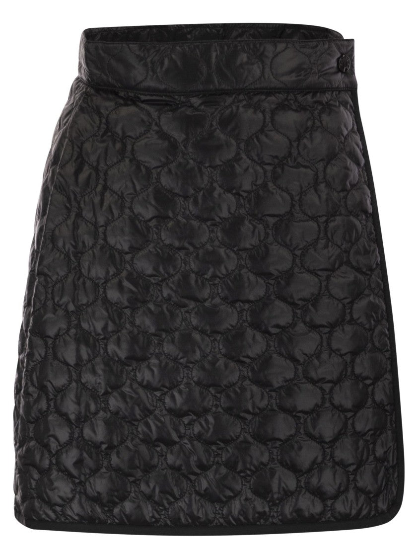 Moncler Padded Miniskirt With Square Quilting