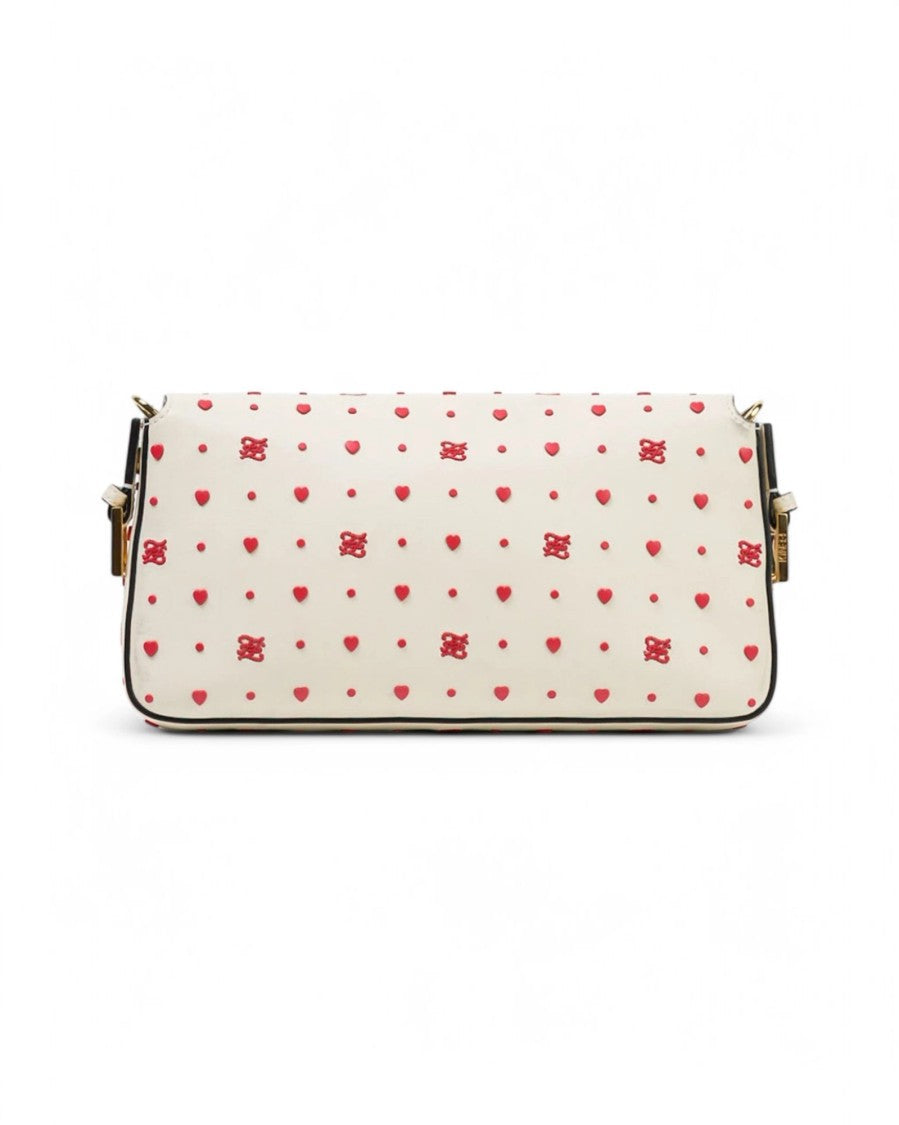 Fendi Baguette Medium Love Bianca