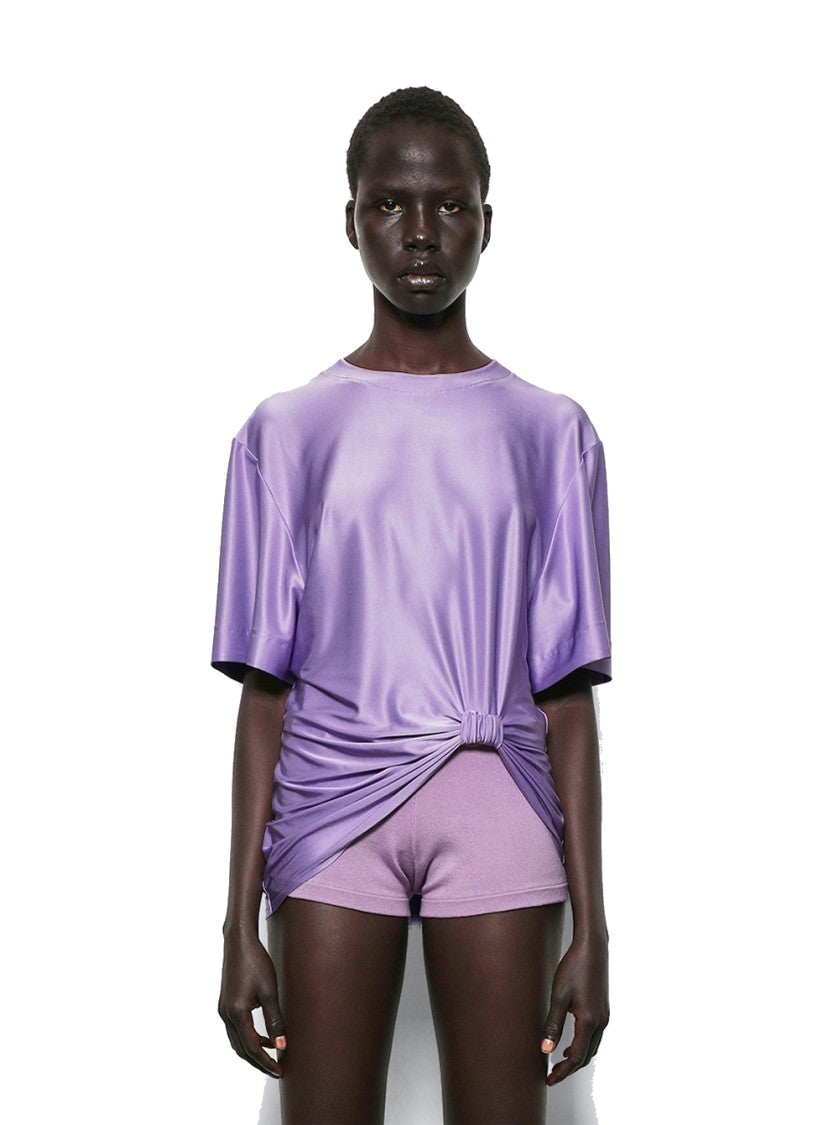 Rabanne Short Sleeves Top Lavender