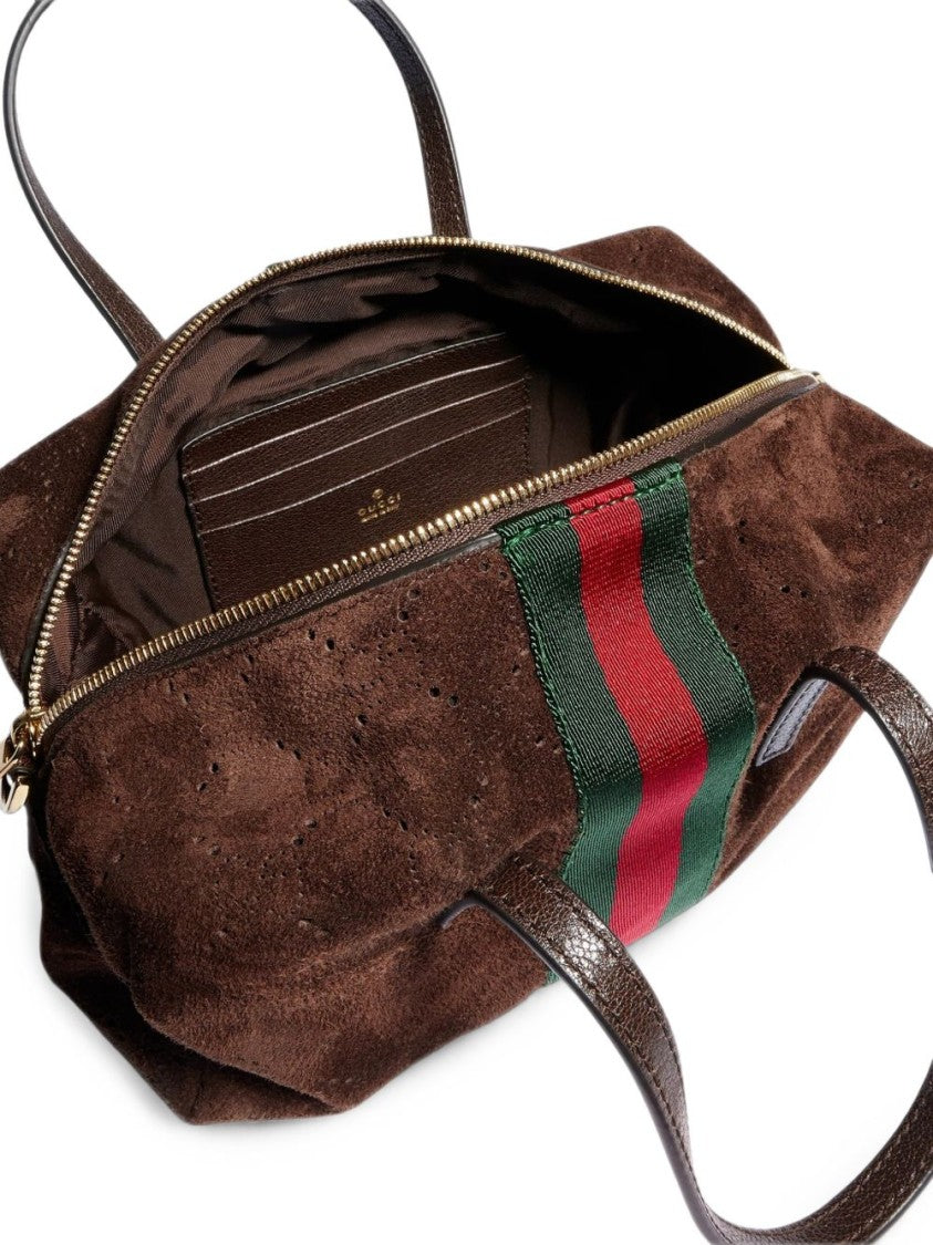 Gucci Textured Calfskin Handbag