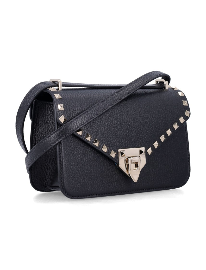Valentino Garavani Grain Leather Rockstud Small Shoulder Bag
