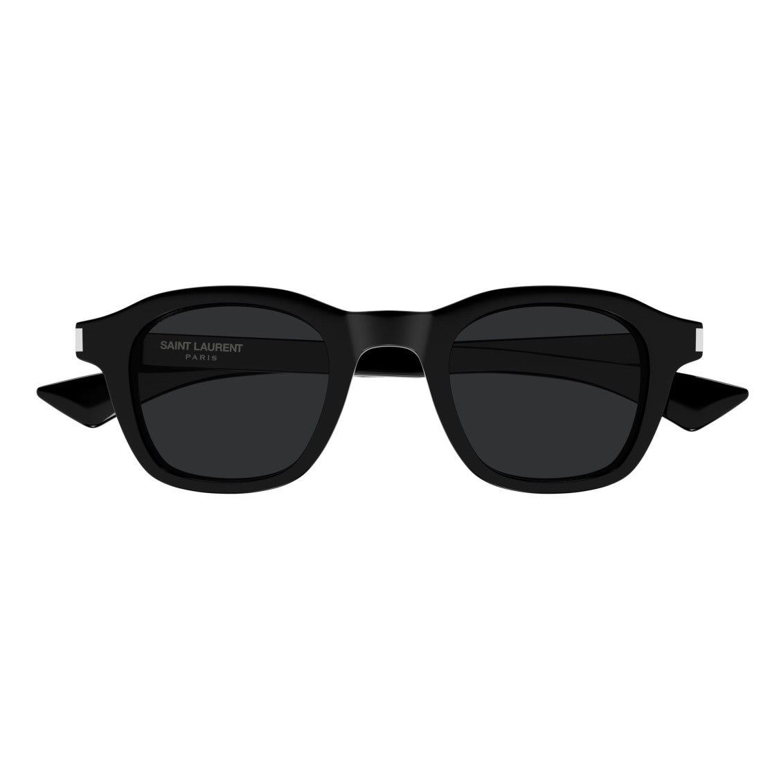 Saint Laurent Bold Square-Frame Sunglasses With Transparent Temples