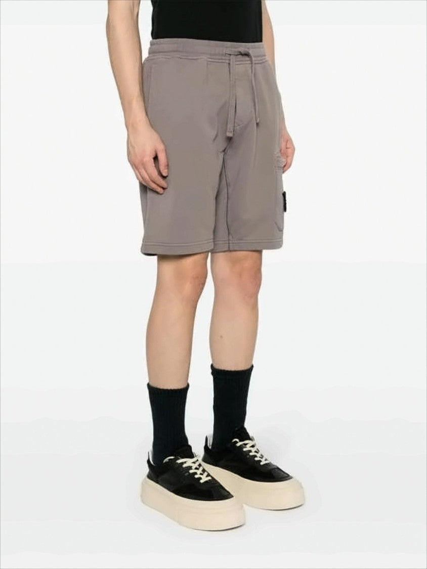 Stone Island Relaxed Fit Cotton Shorts