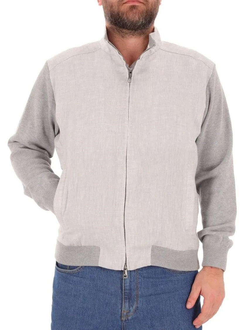 Paul & Shark Ibrido Zip Cotone Two Tone Jacket