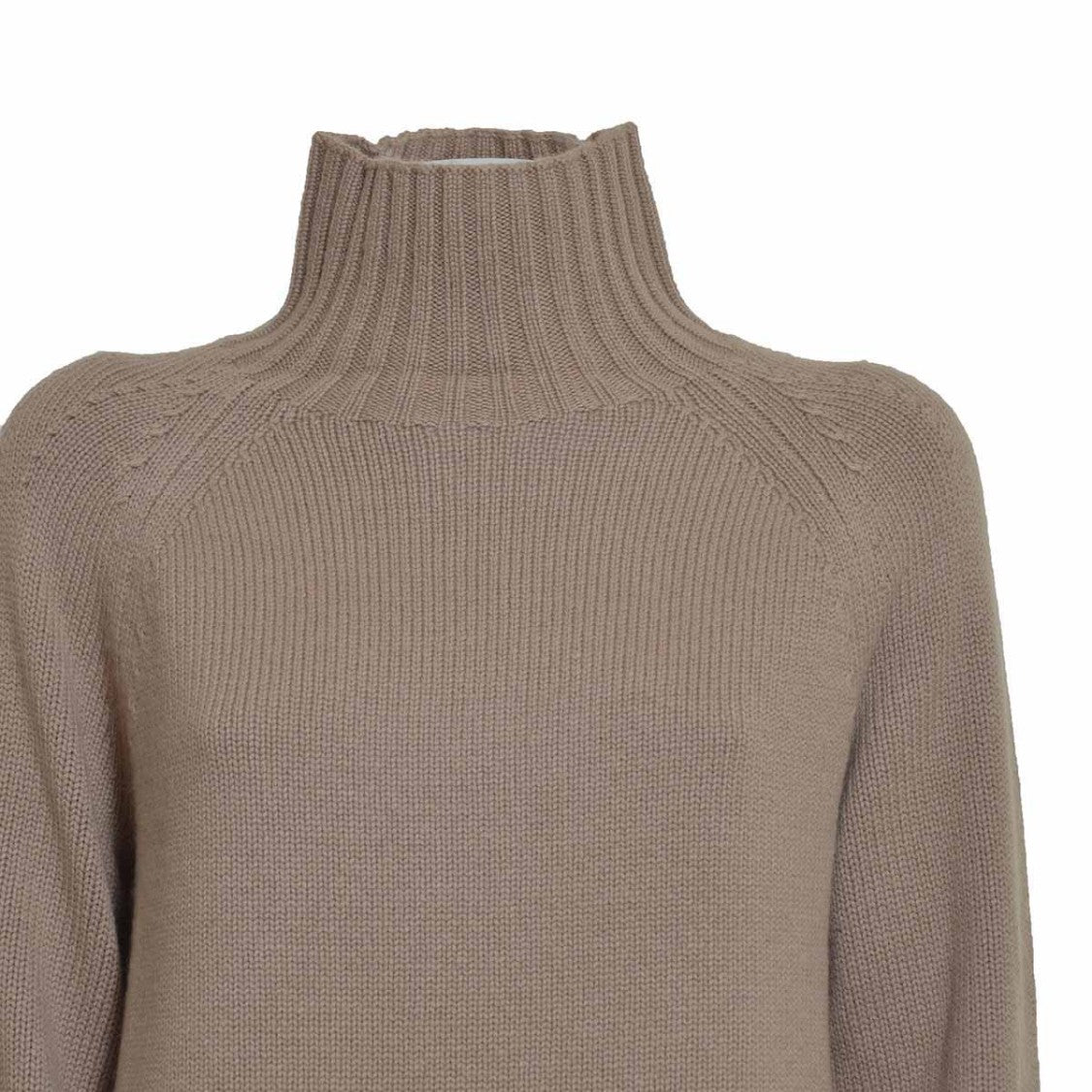 Max Mara Mantova Wool And Cashmere Turtleneck In Camel