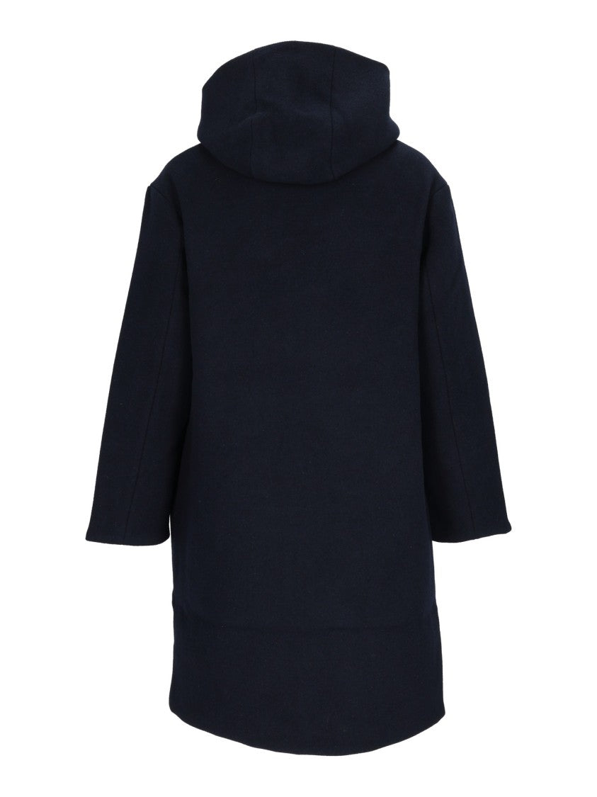 K-Way Reversible Wool-Bonded 3/4 Length K-Way Coat