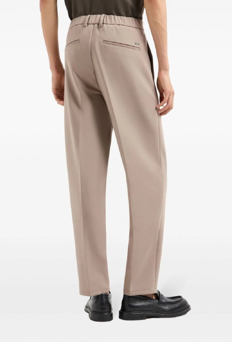 Emporio Armani Tailored Men's Trousers With Subtle Pleats