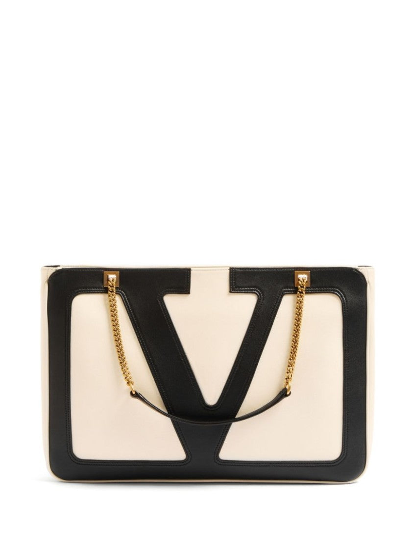 Valentino Garavani Medium Viva Superstar Leather Tote Bag