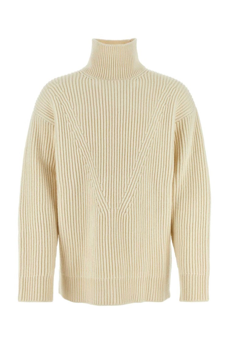 Jil Sander Ivory Wool Sweater