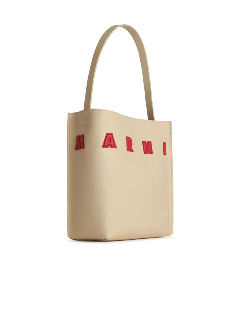 Marni Museo' Ivory Leather Bag