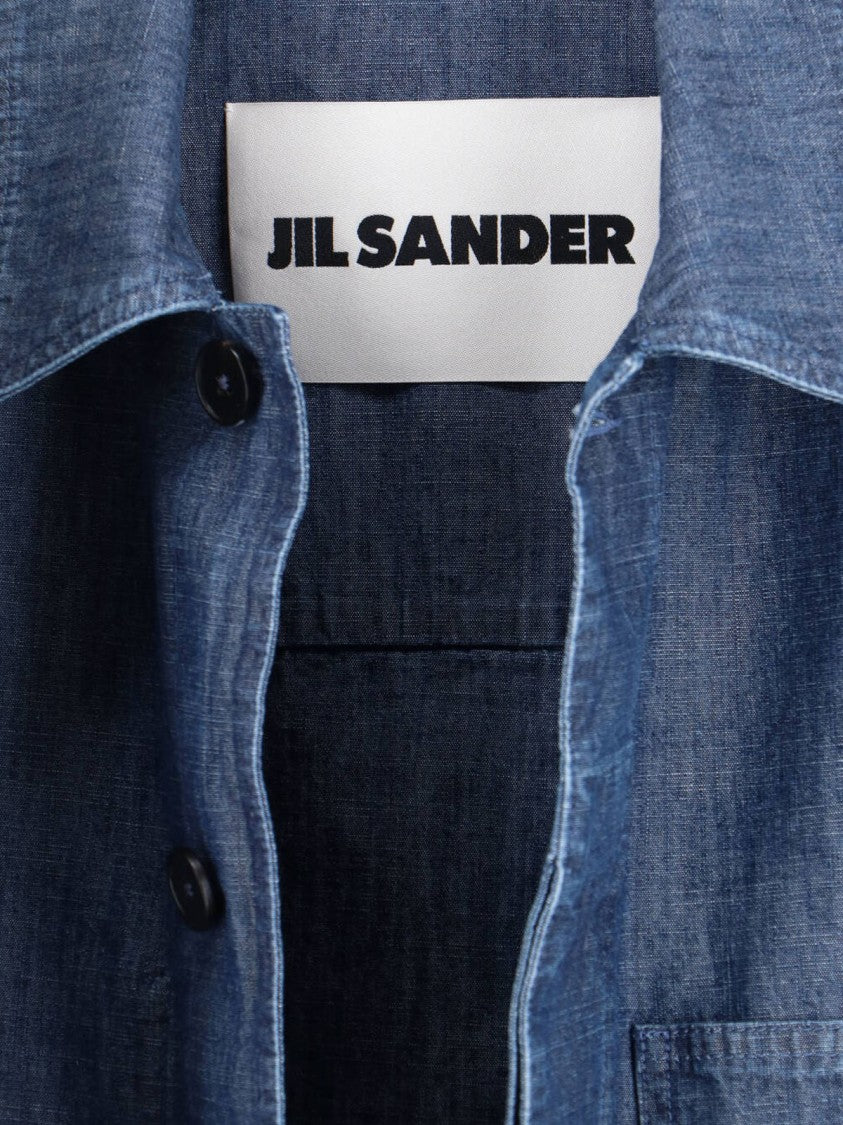 Jil Sander Structured Minimalist Jacket With Classic Collar