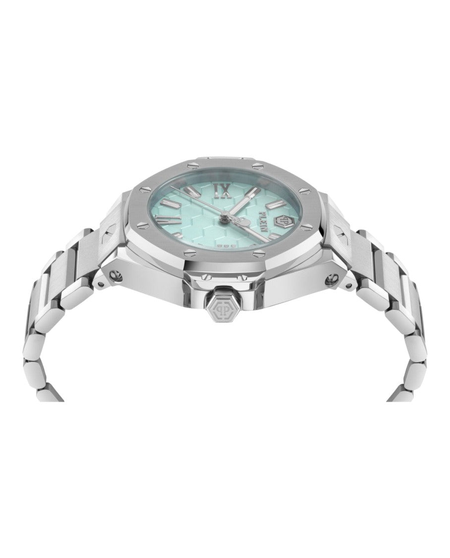 Philipp Plein Plein Lady Royal Bracelet Watch With Blue Guilloche Dial