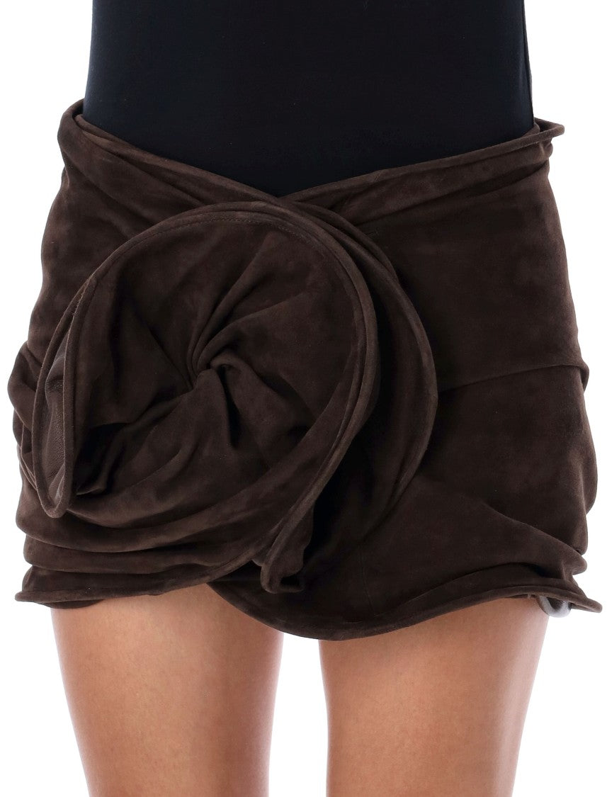 Magda Butrym Maxi Rose Mini Skirt