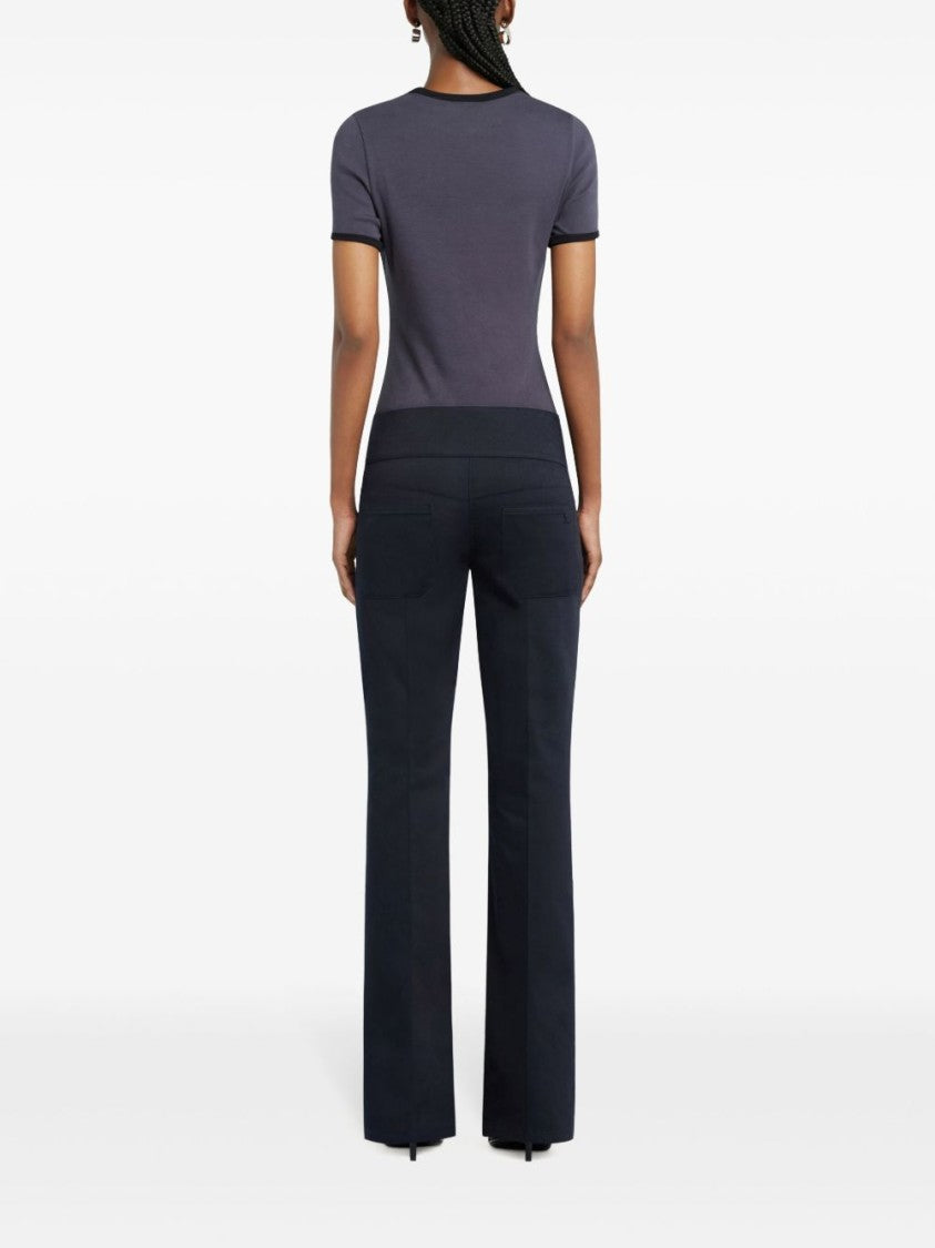 Courrèges Fitted Short-Sleeve Top