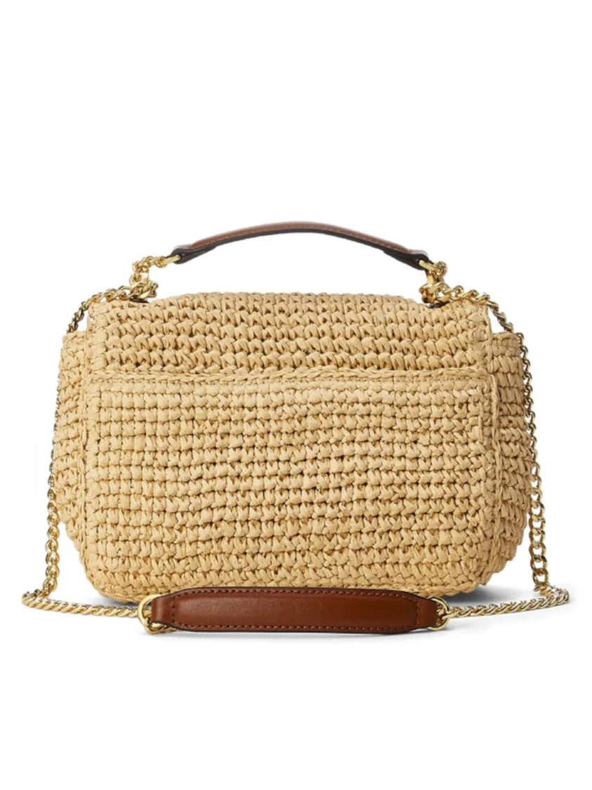 Lauren Ralph Lauren Natural Sophee 22 Paper Straw Bag