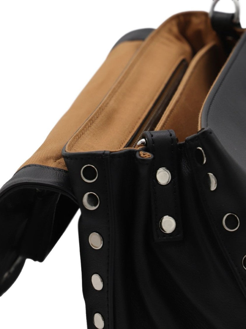 Zanellato Rectangular Handbag In Smooth Calf Leather