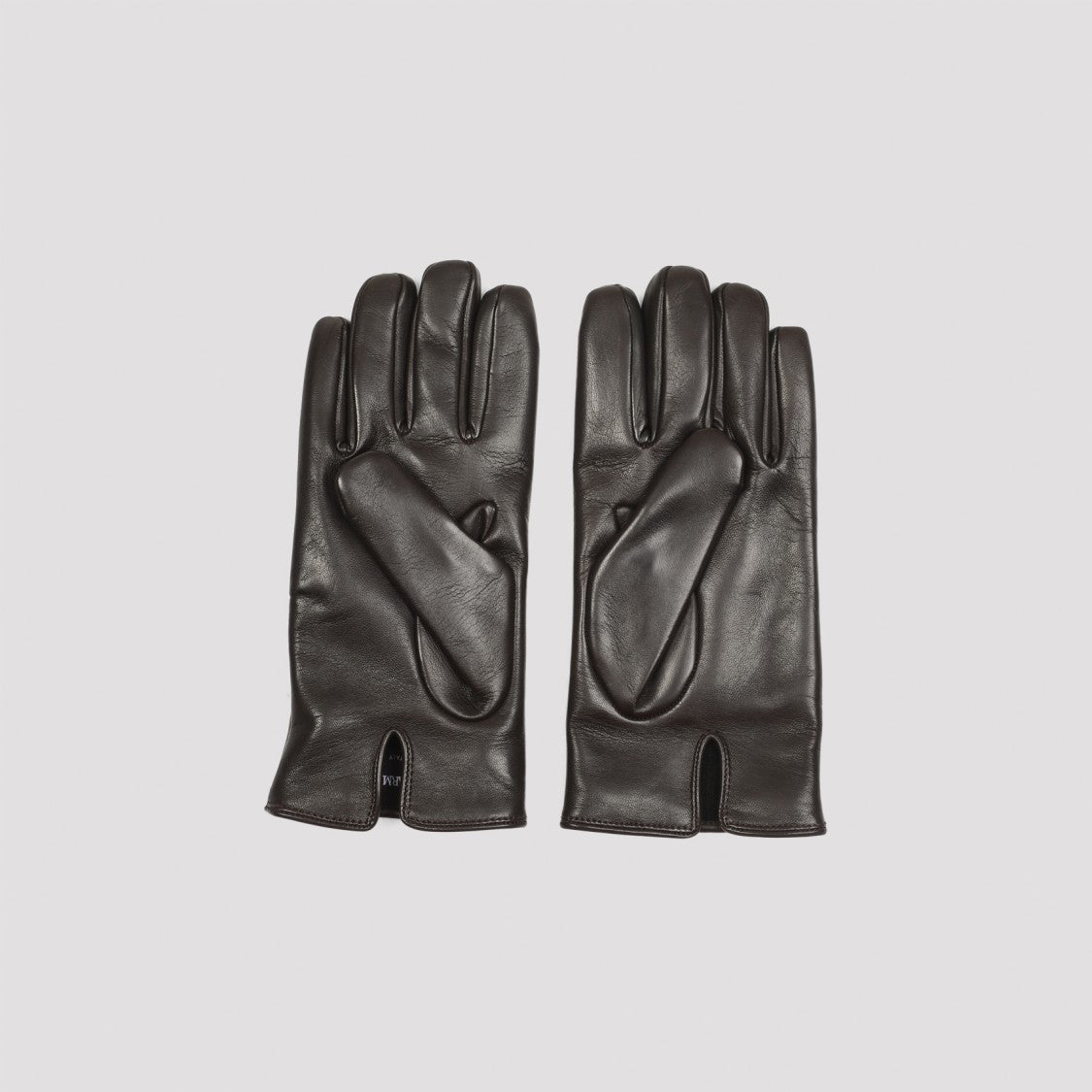 Giorgio Armani Brown Leather Gloves