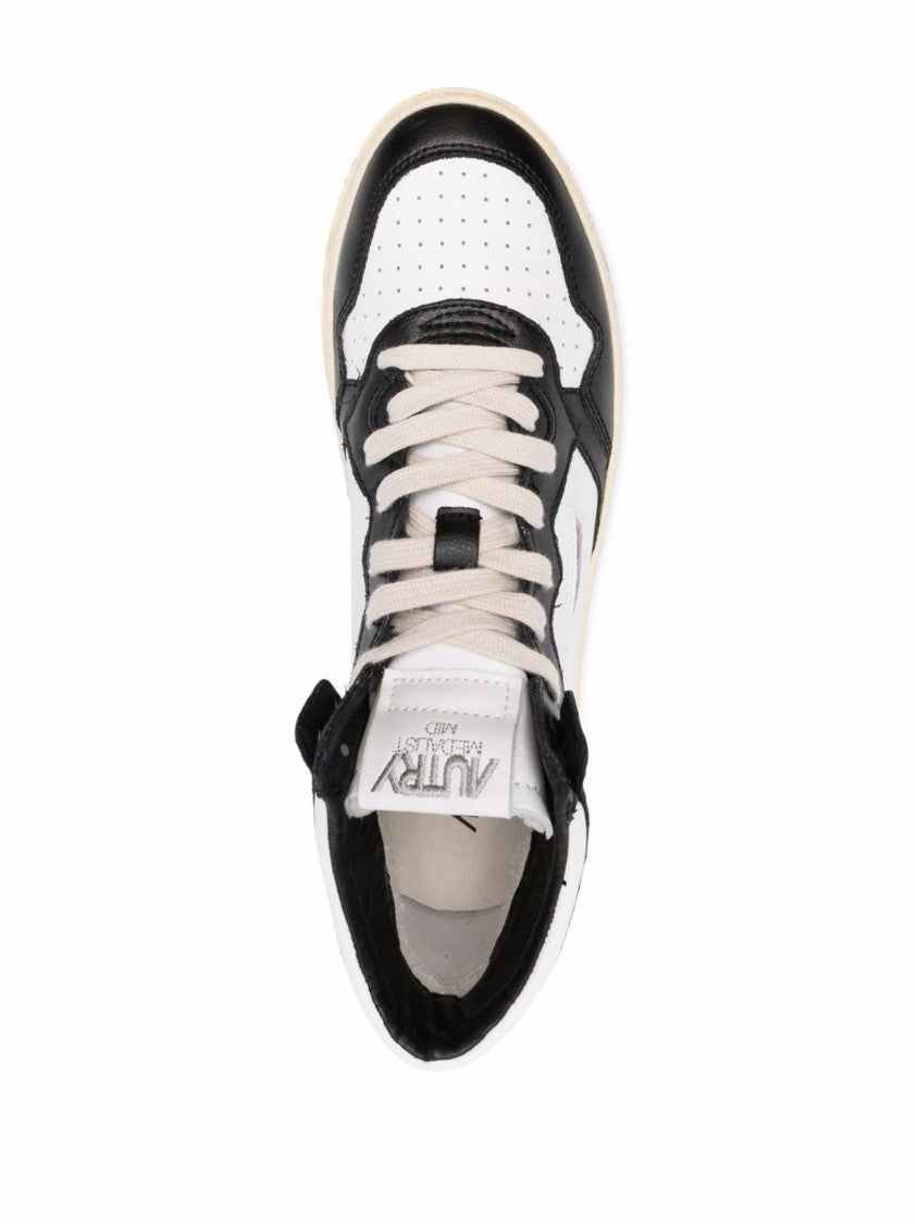 Autry Medalist Colour-Block High-Top Sneakers