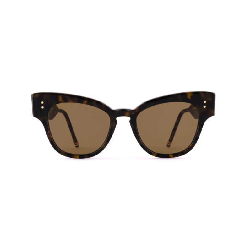 Thom Browne Ues925a Thick Acetate Tortoiseshell Sunglasses