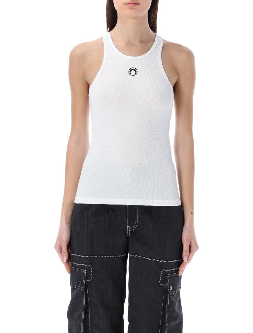 Marine Serre Organic Cotton Tank Top