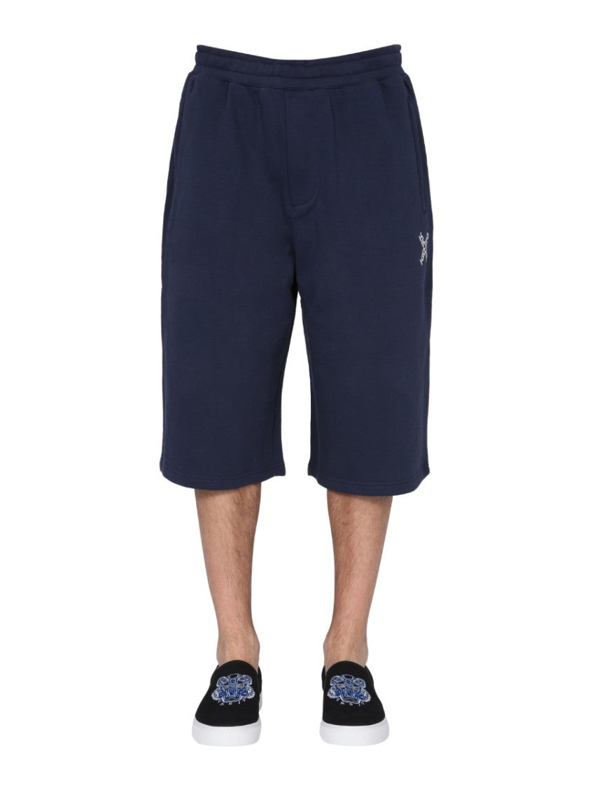 Kenzo Cotton Sweatshirt Shorts