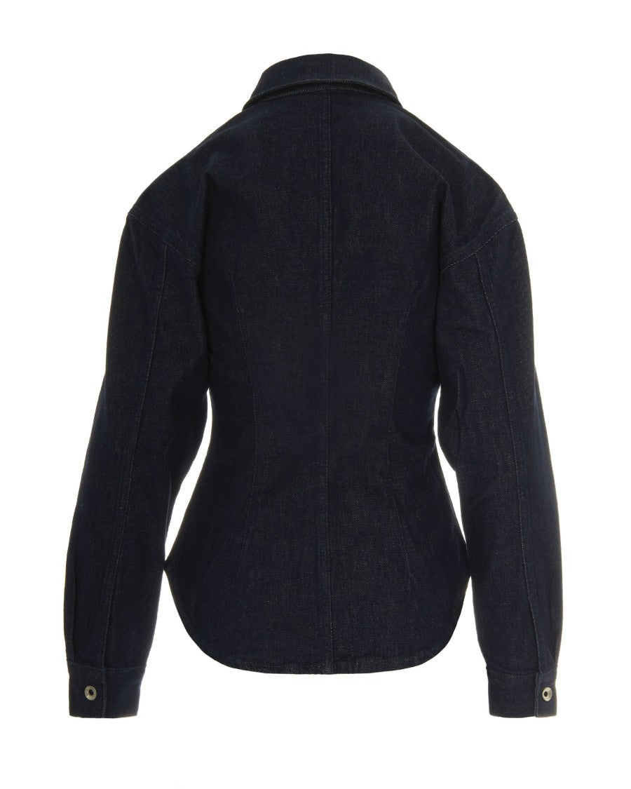 Patrizia Pepe Blue Denim Shirt