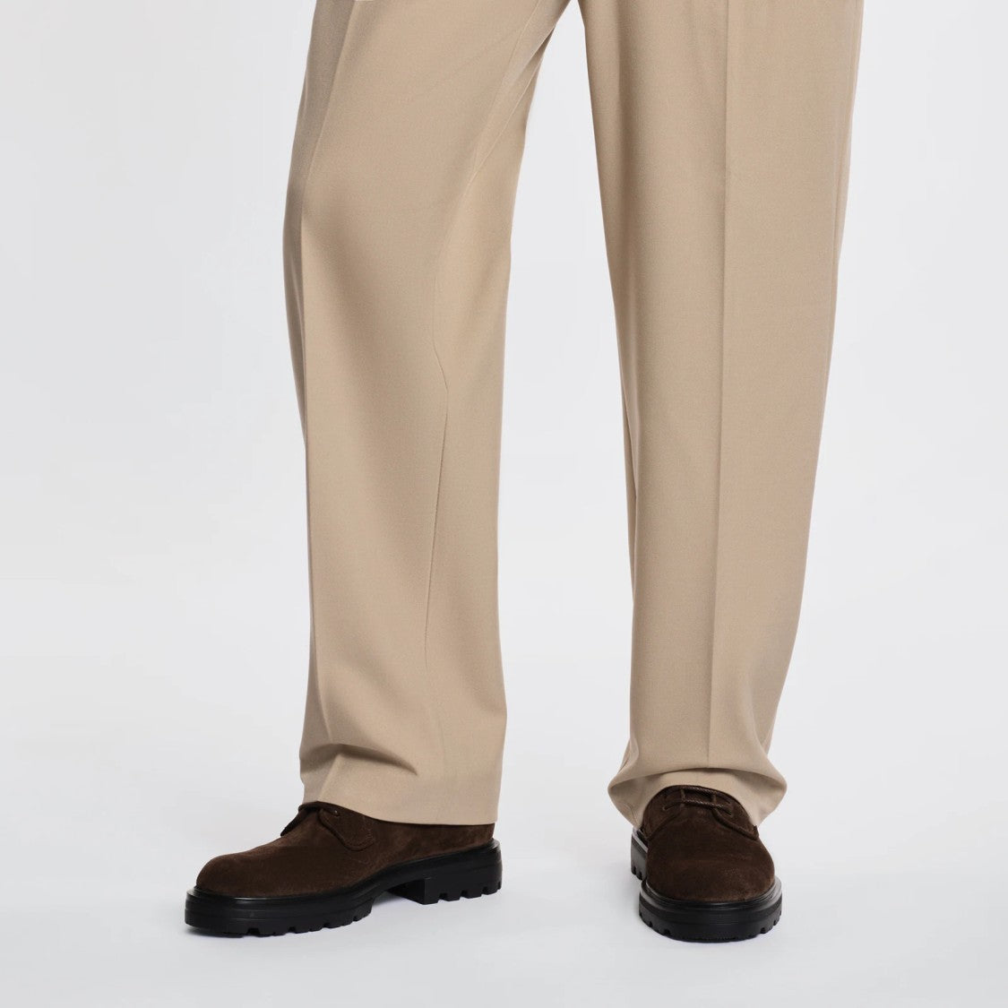 Hogan Refined Lace-Up Shoes In Distinctive Palissandro Tone