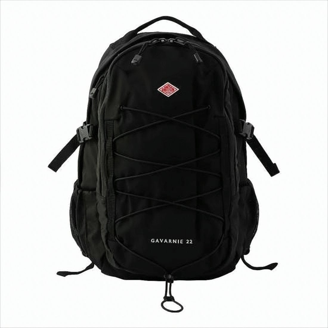Danton Functional Black Polyester Backpack With Zippered Compartments