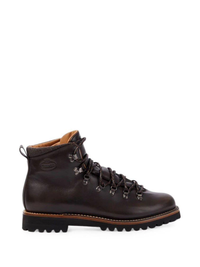 Church's Brown Leather Ankle-High Boots