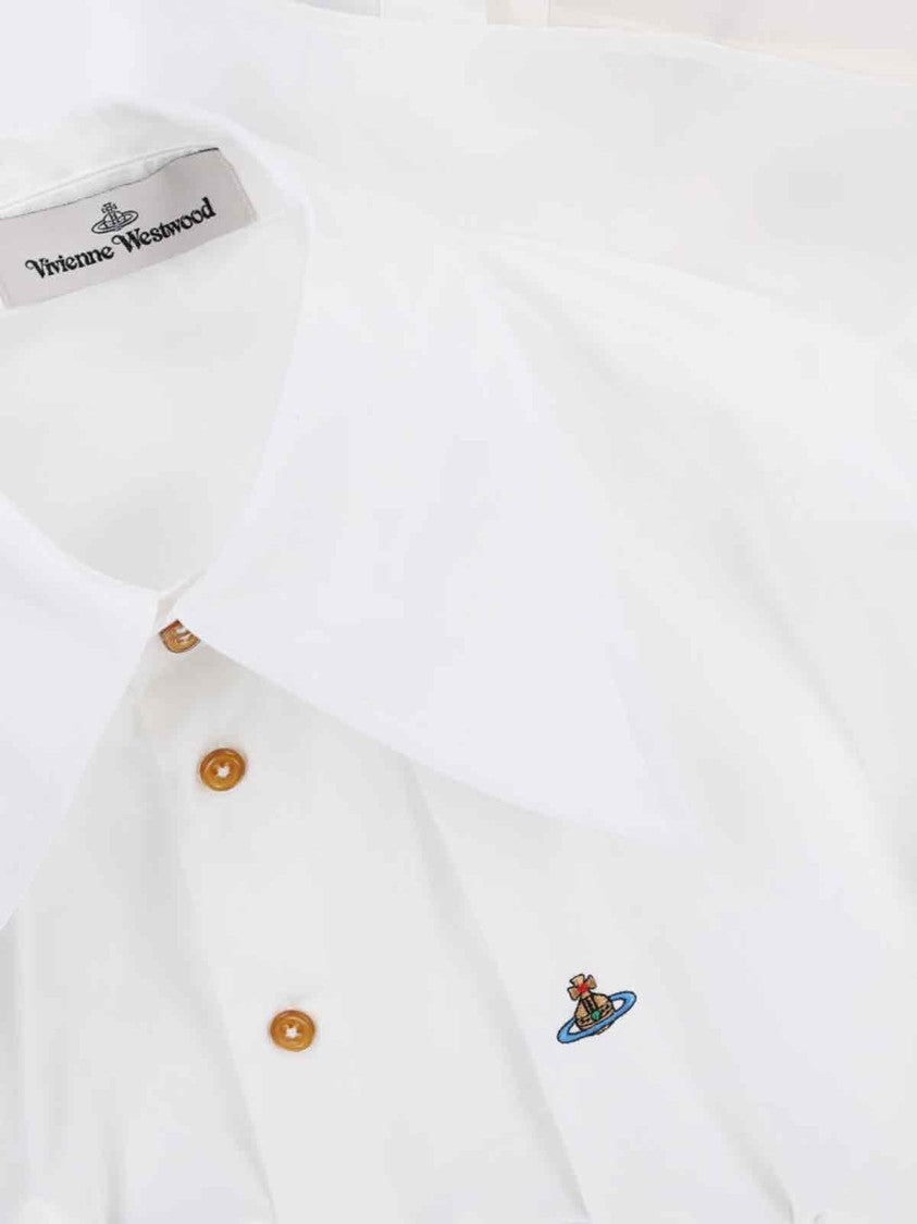 Vivienne Westwood White W Violin Cotton Shirt