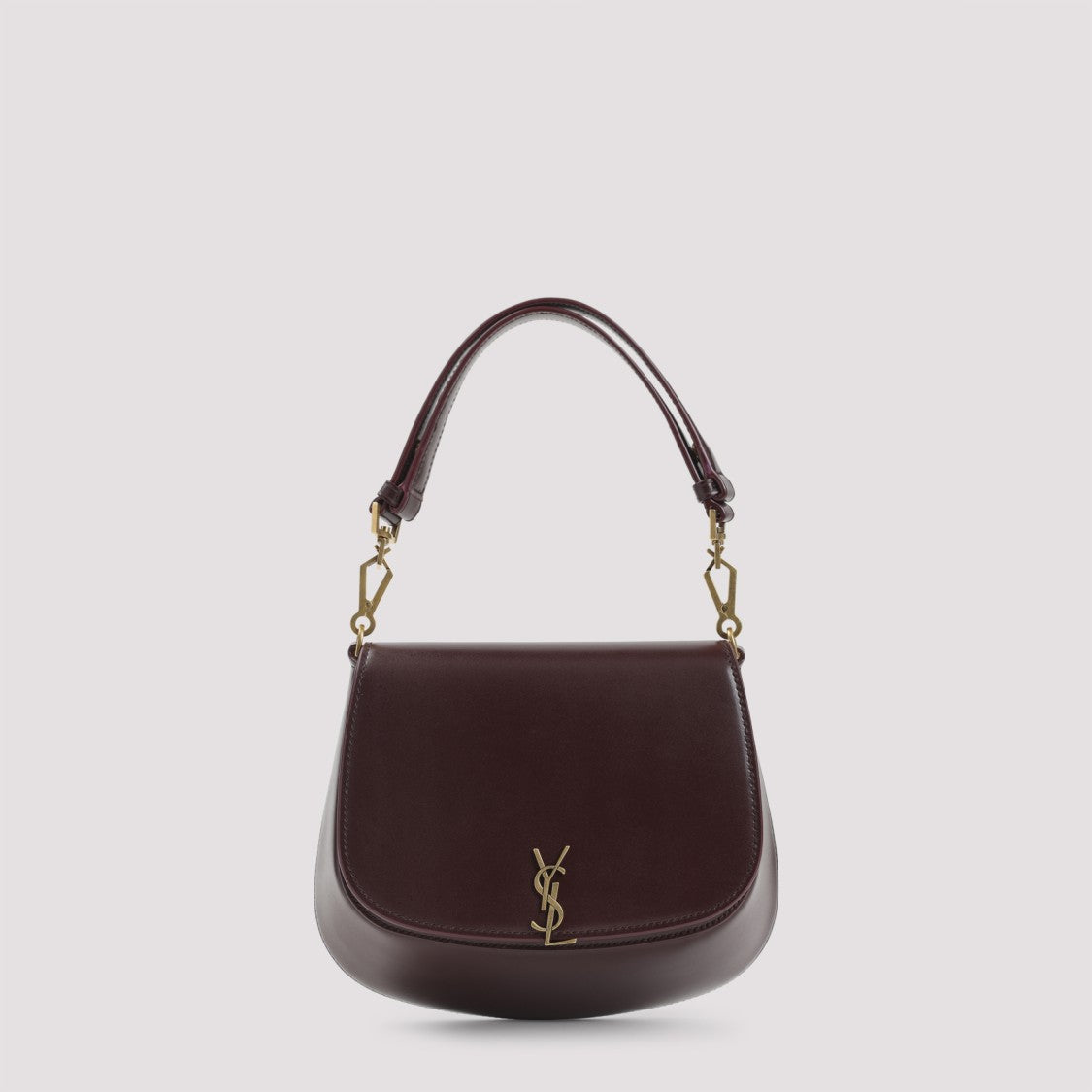 Saint Laurent Voltaire Hot Wine Leather Shoulder Bag