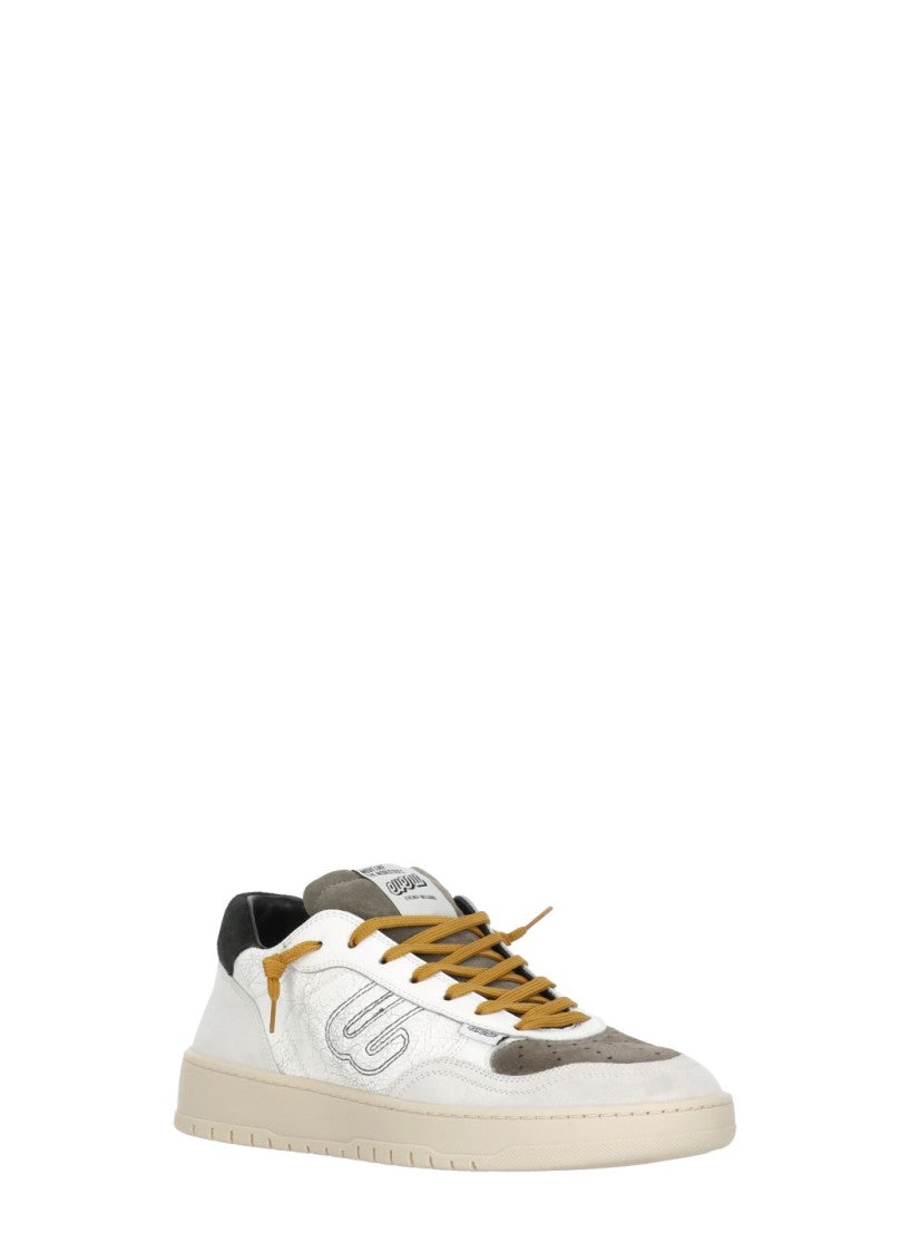 Evenu Equal White Suede Low-Top Sneakers