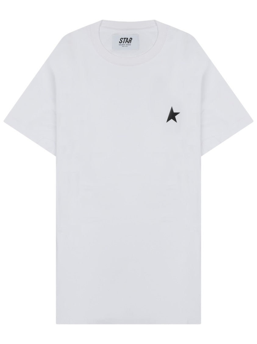 Golden Goose Neutral Star Emblem Relaxed Cotton T-Shirt