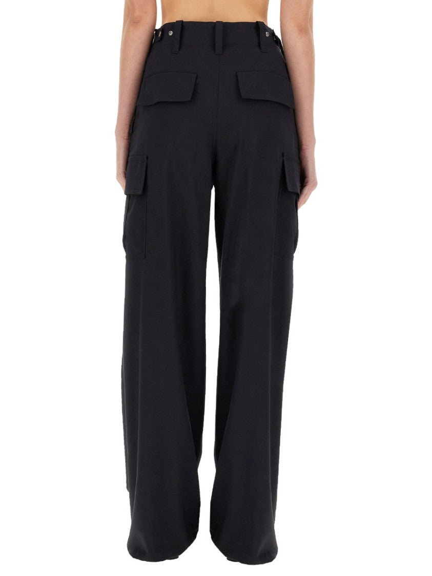 Bottega Veneta Tailored Wool Cargo Pants With Functional Pockets