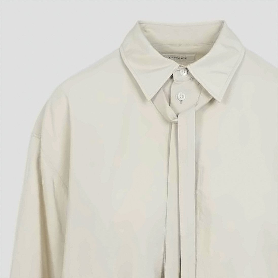 Lemaire Relaxed Fit Long Shirt With Unique Tie Detail