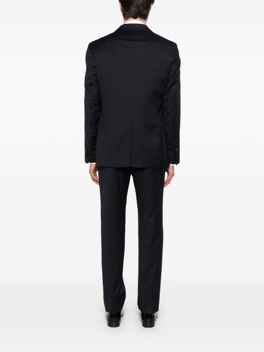 Tagliatore Navy Blue Suit Jacket