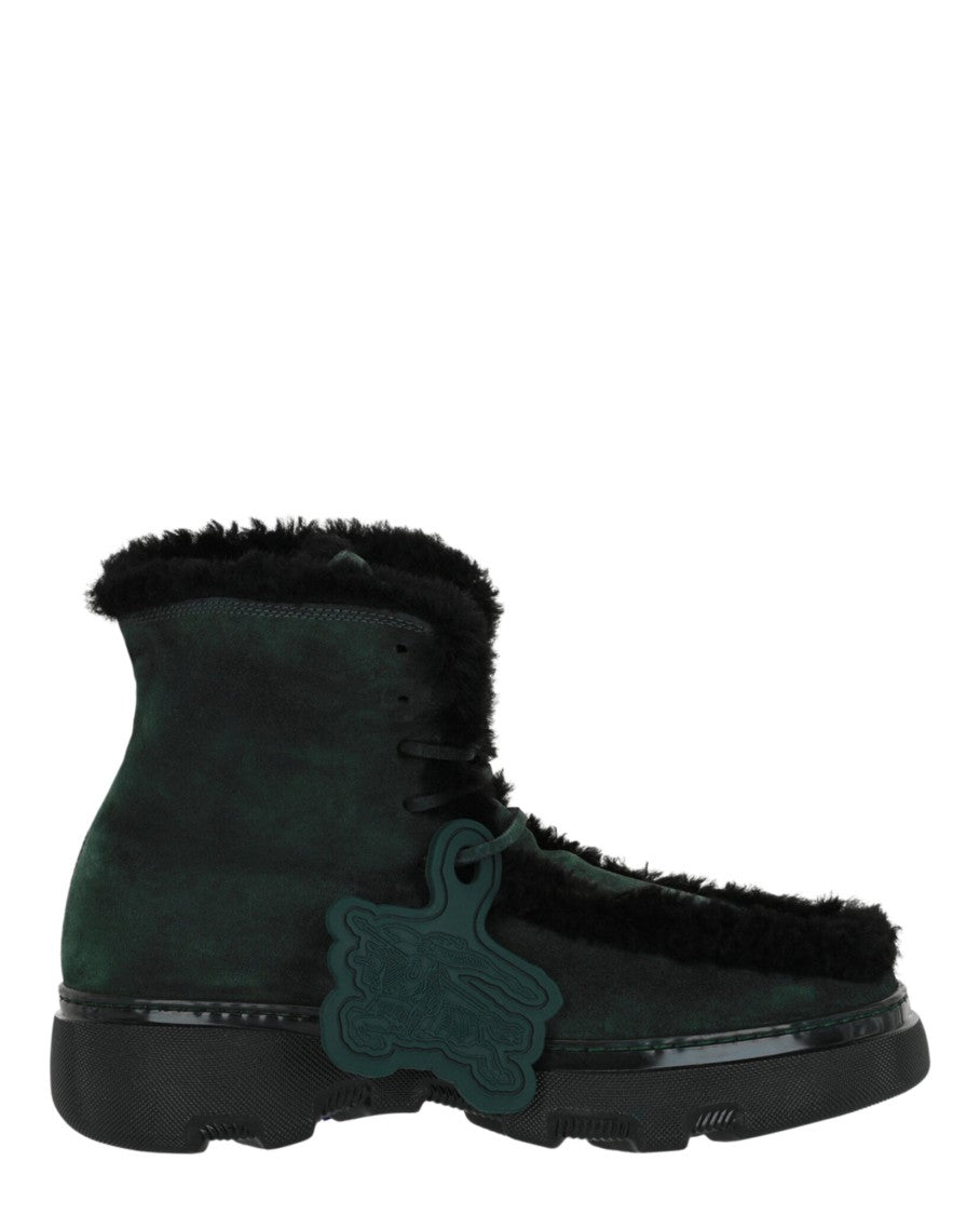 Burberry Creeper Shearling Boots