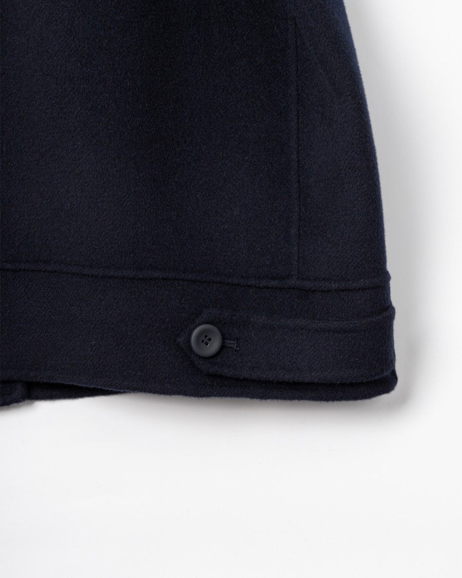 Max Mara Fiero Navy Button-Front Jacket