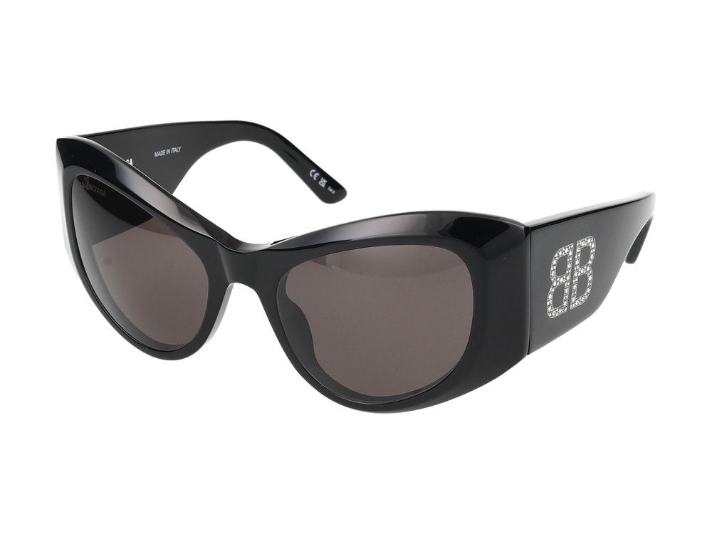Balenciaga Sunglasses Bb0393s 005 Black Black Grey 57/21/145